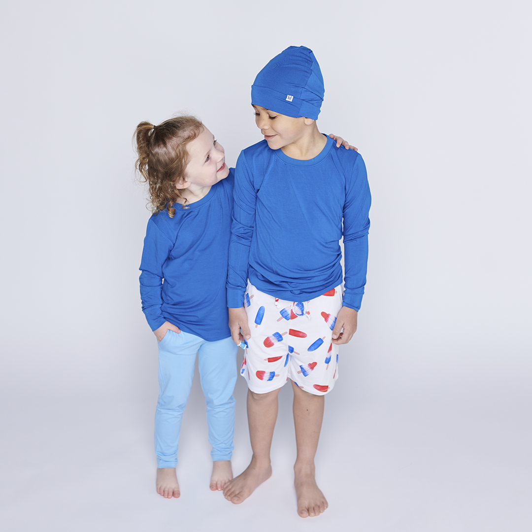 Classic Blue Slouchy Toque (Beanie)