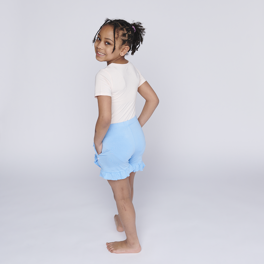 Dreamy Pink Short Sleeve Little Bodysuit
