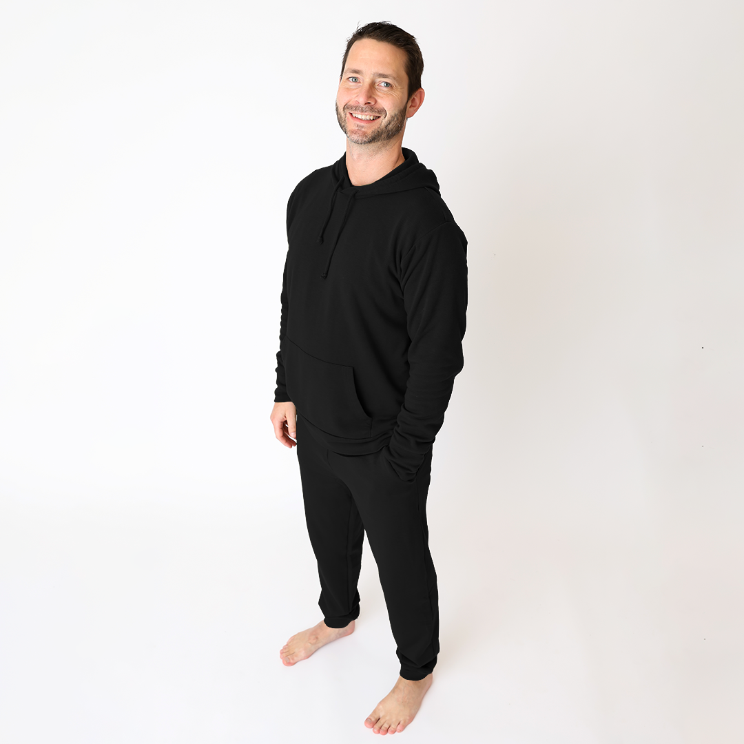 Black Adult Hooded Tracksuit