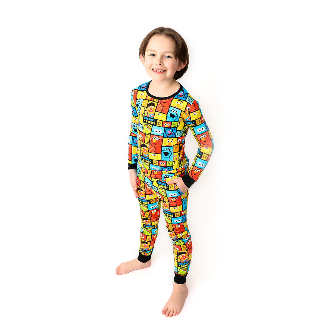 Retro Sesame Vibes Two Piece Lounge Set | Sesame Street