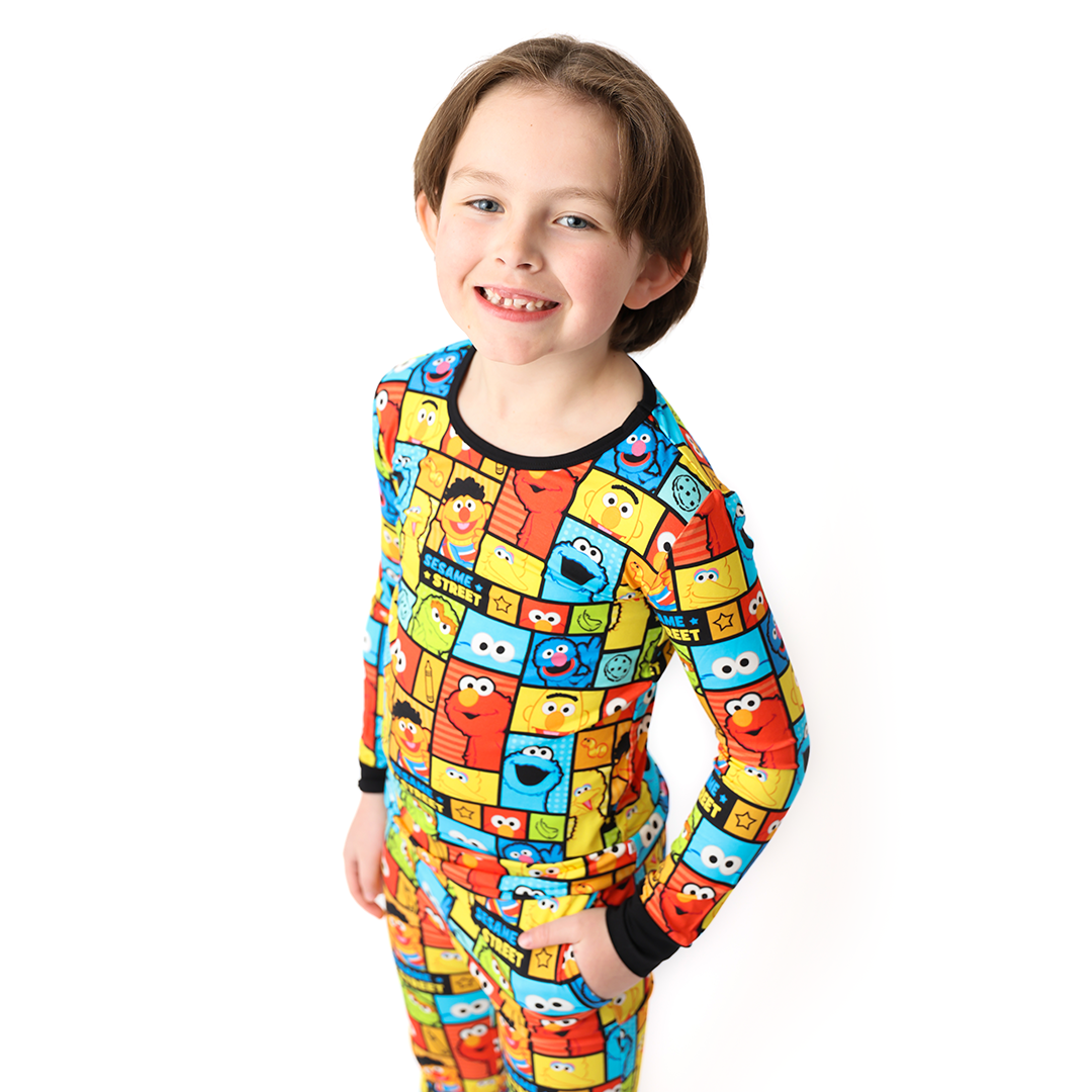 Retro Sesame Vibes Two Piece Lounge Set | Sesame Street