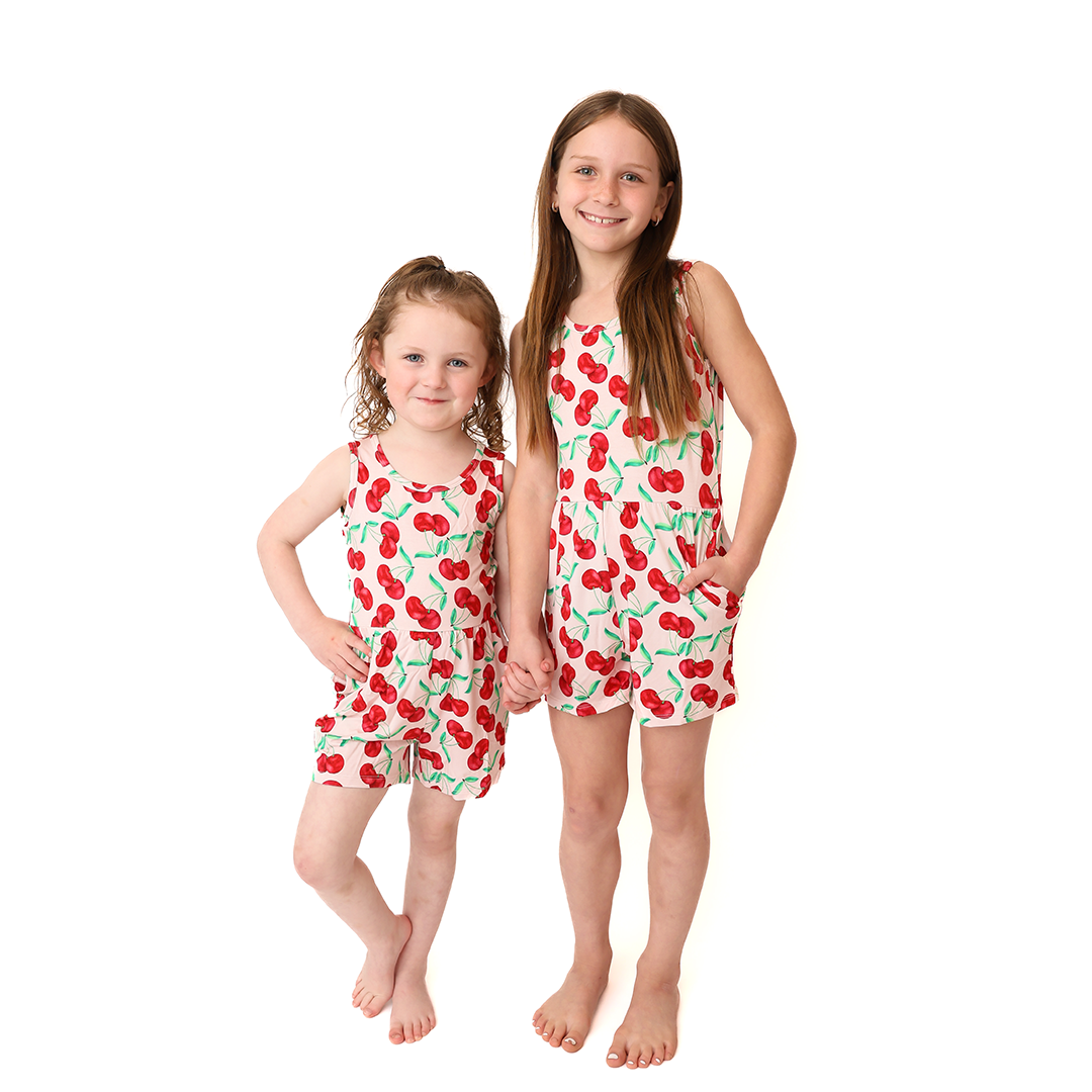 With A Cherry On Top Pull Up Romper