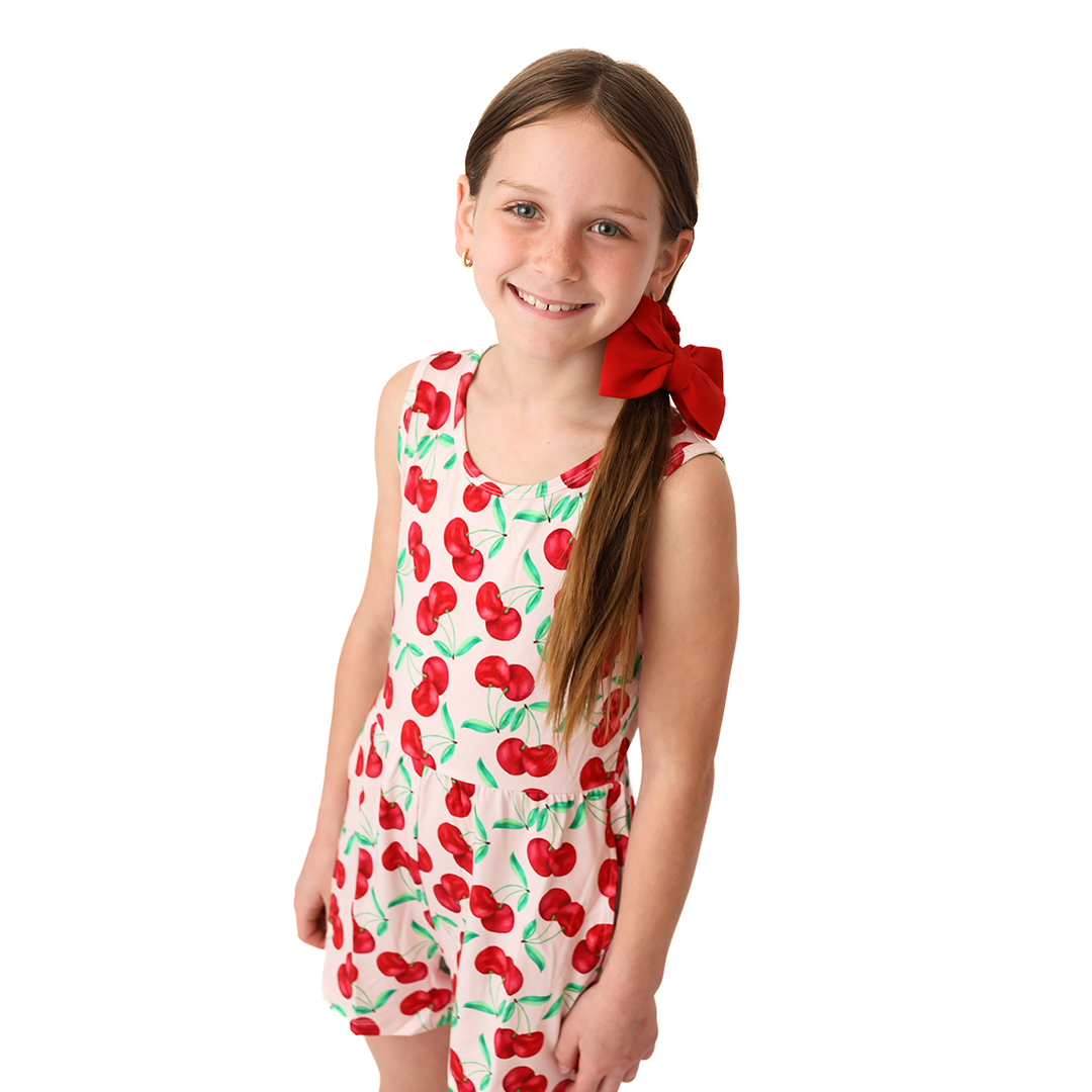 With A Cherry On Top Pull Up Romper
