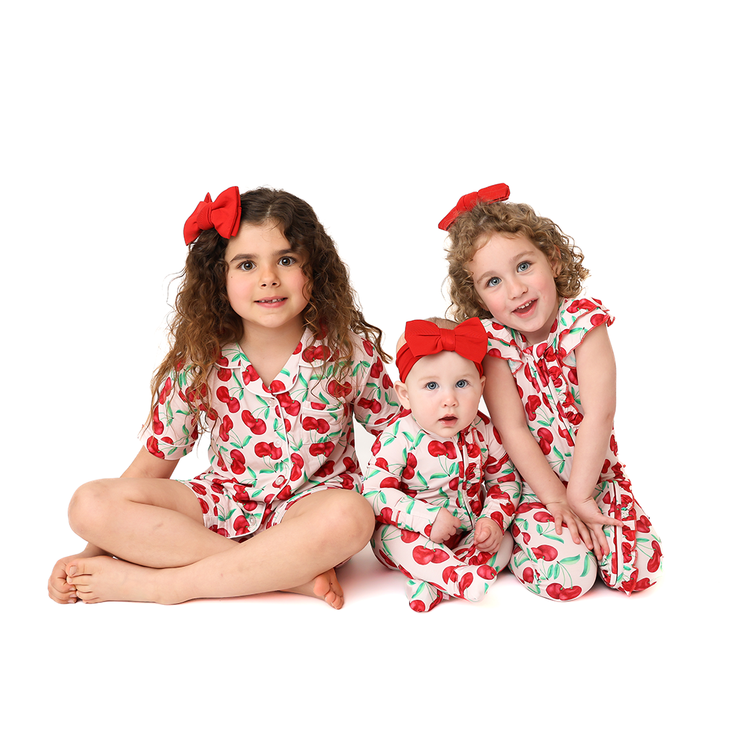 With A Cherry On Top Convertible Romper (with ruffles)