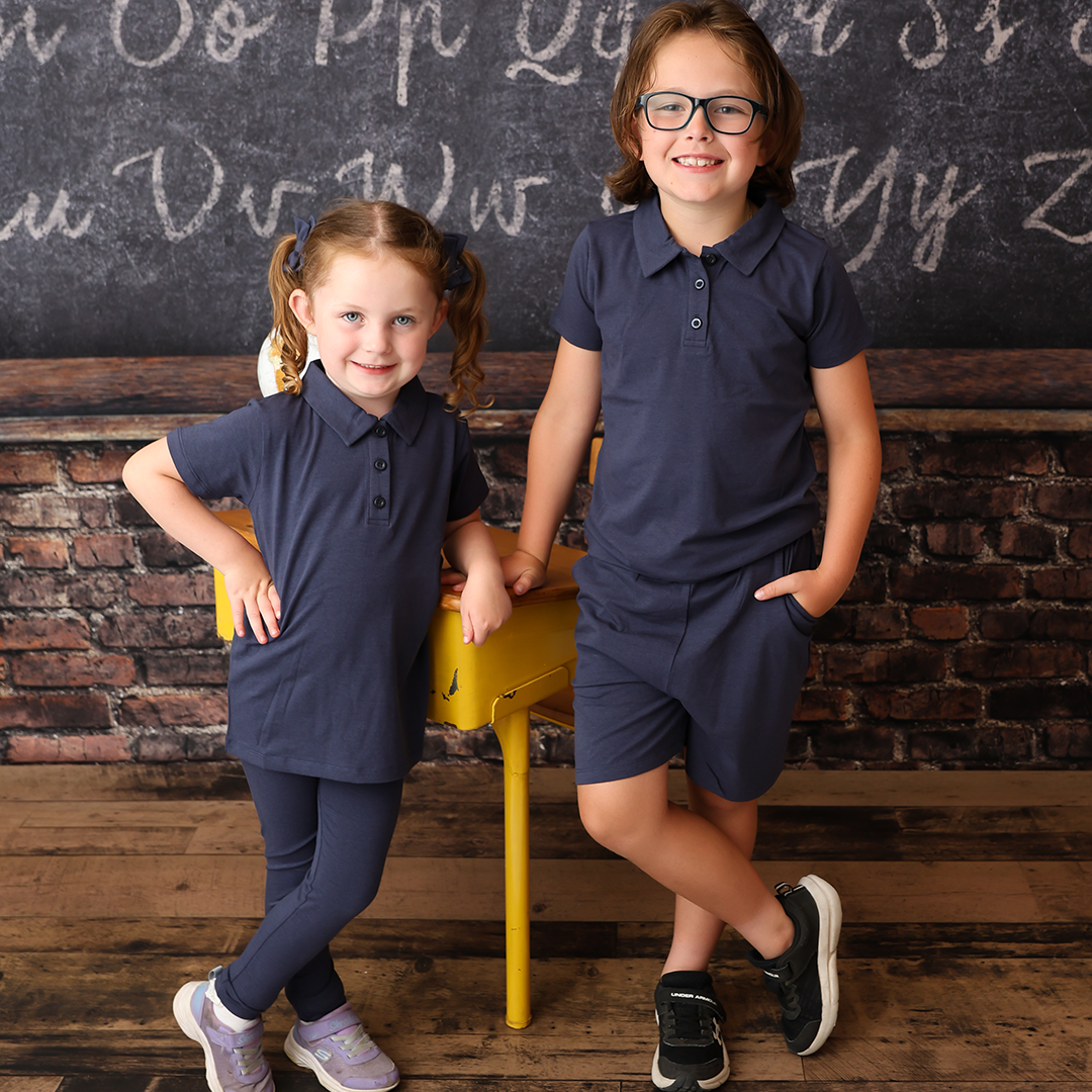 Navy Short Sleeve Polo Shirt