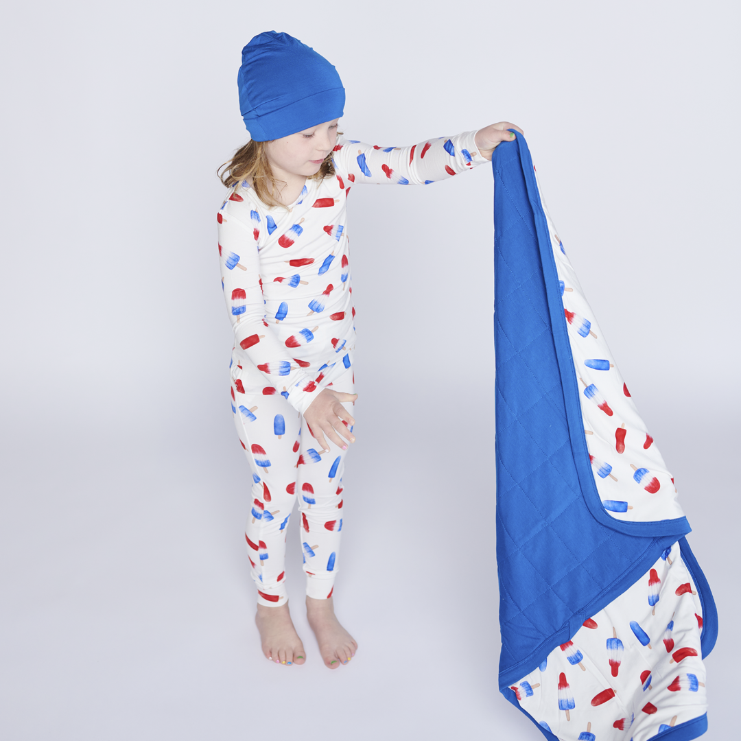 Classic Blue Slouchy Toque (Beanie)