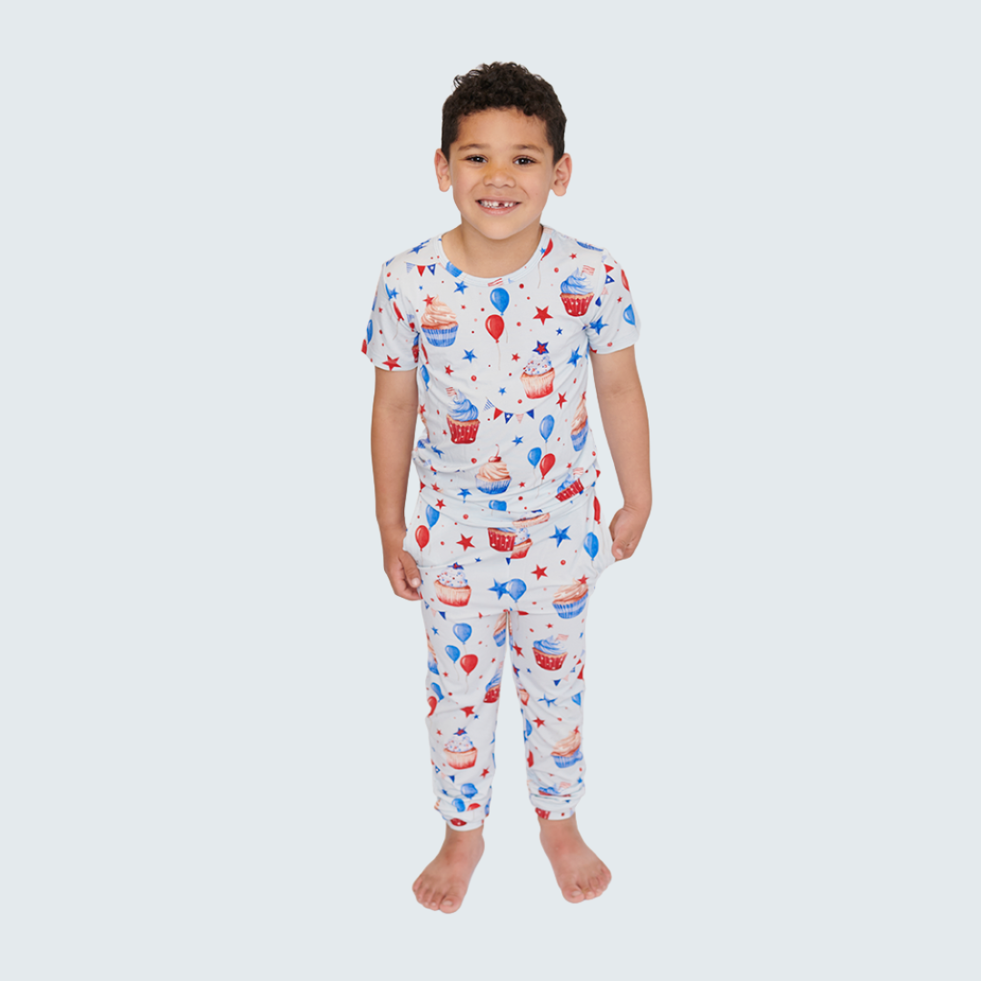 Party Time Kids Two Piece Short Sleeve Lounge Set