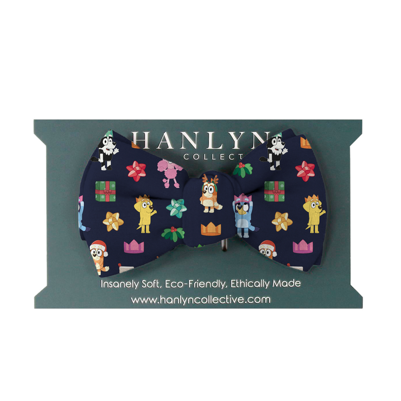 Heeler Holiday Cheer Alligator Clip Bow | Bluey™