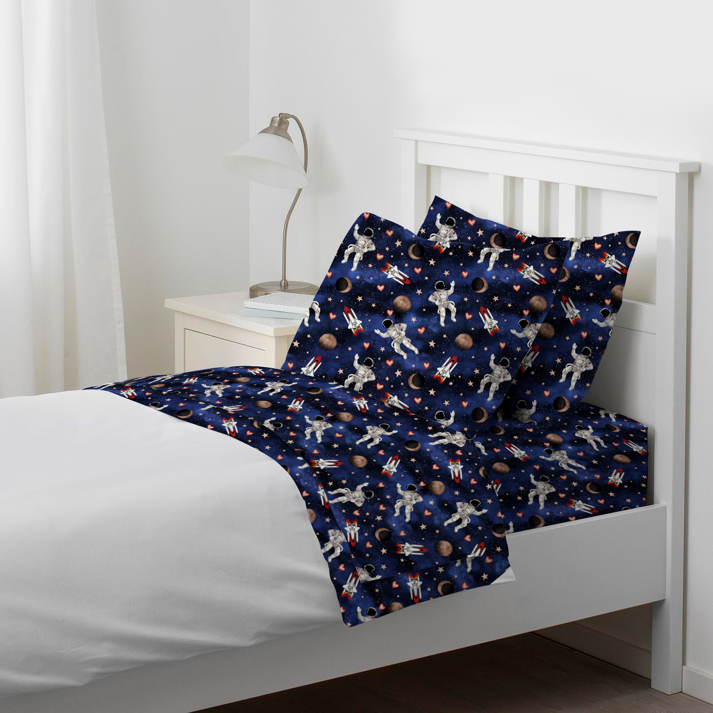 Love You To The Moon And Back Twin Bedding Set