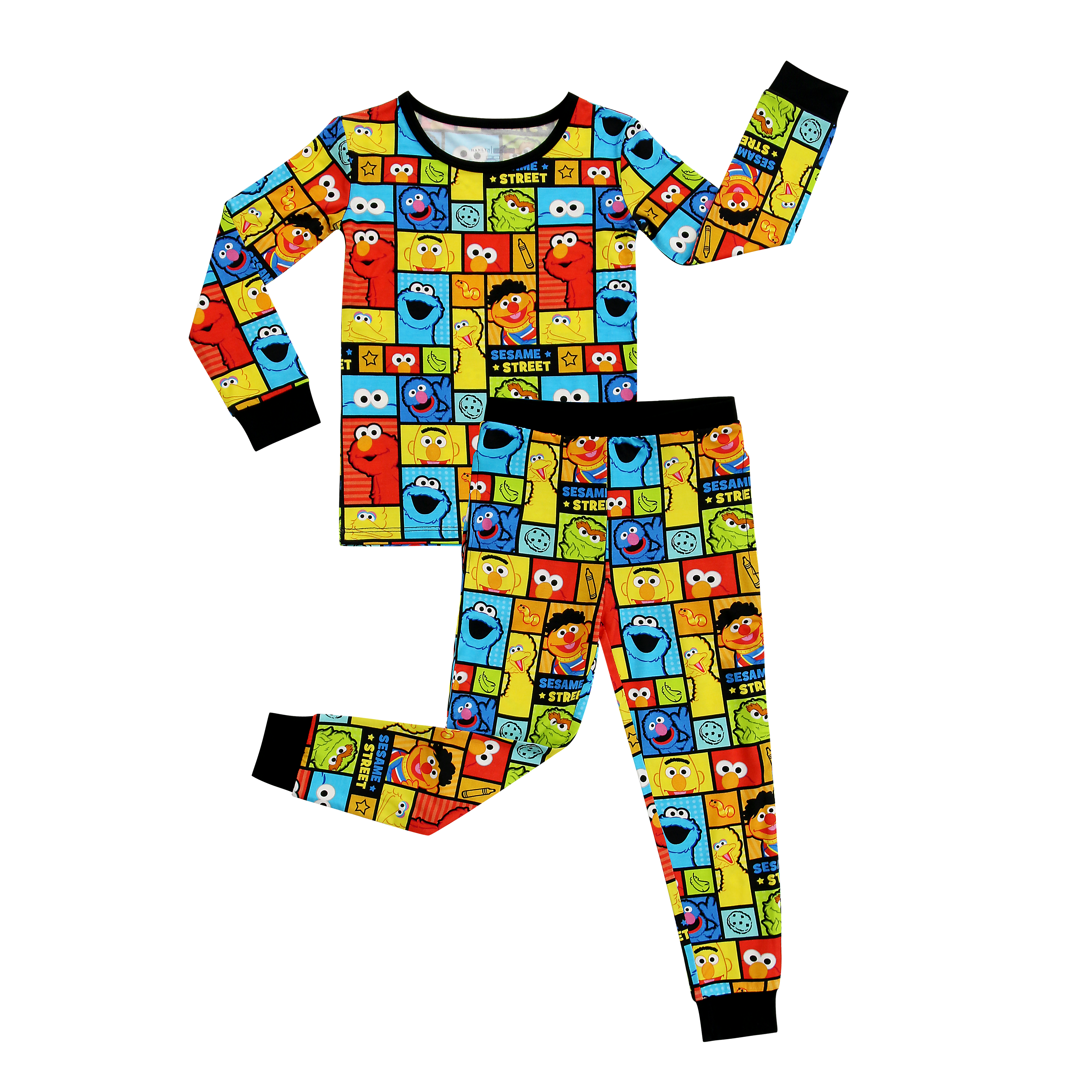 Retro Sesame Vibes Two Piece Lounge Set | Sesame Street