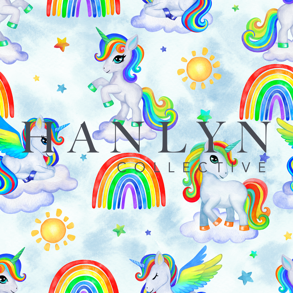 Sunshine and Rainbows Kids Two Piece Short Sleeve Lounge Set