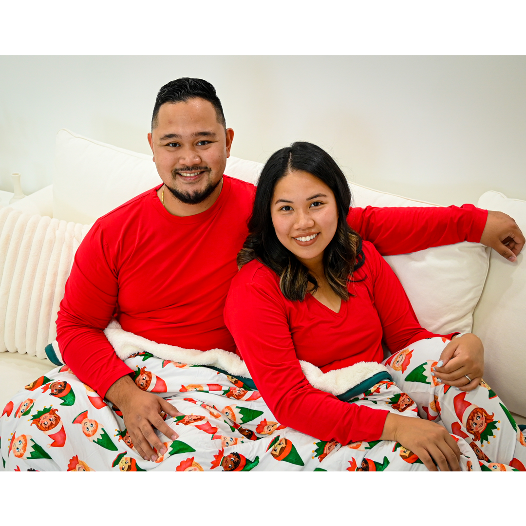 Santa's Little Helper Mens Two Piece Lounge Set
