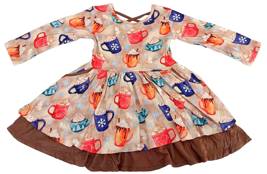 Wake Me Up Before You Cocoa Casual Twirl Dress