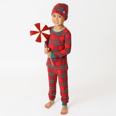 Hanlyn Holiday Plaid Kids Loungies