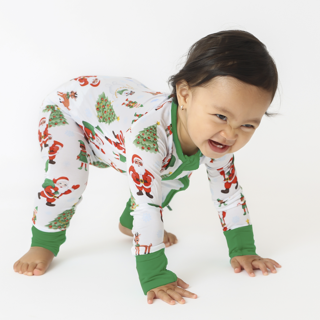 Retro Christmas Convertible Romper