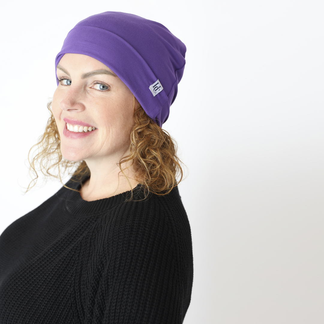 Purple Slouchy Toque (Beanie)