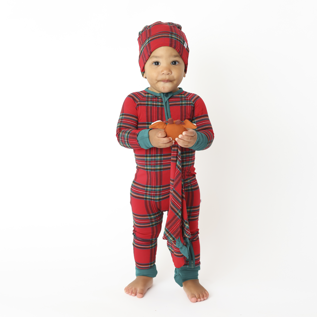 Hanlyn Holiday Plaid Rompsie