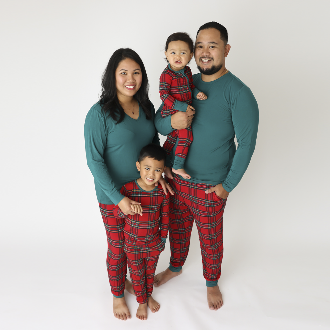 Hanlyn Holiday Plaid Ladies Loungie Set