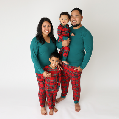 Hanlyn Holiday Plaid Ladies Loungie Set