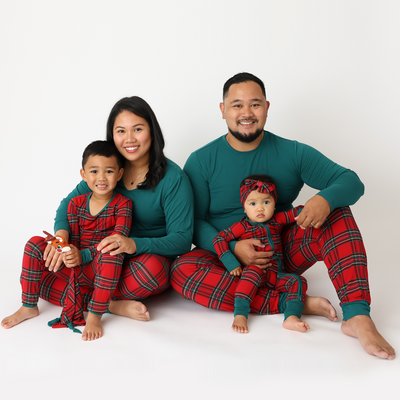 Hanlyn Holiday Plaid Mens JOGGER Lounge Set