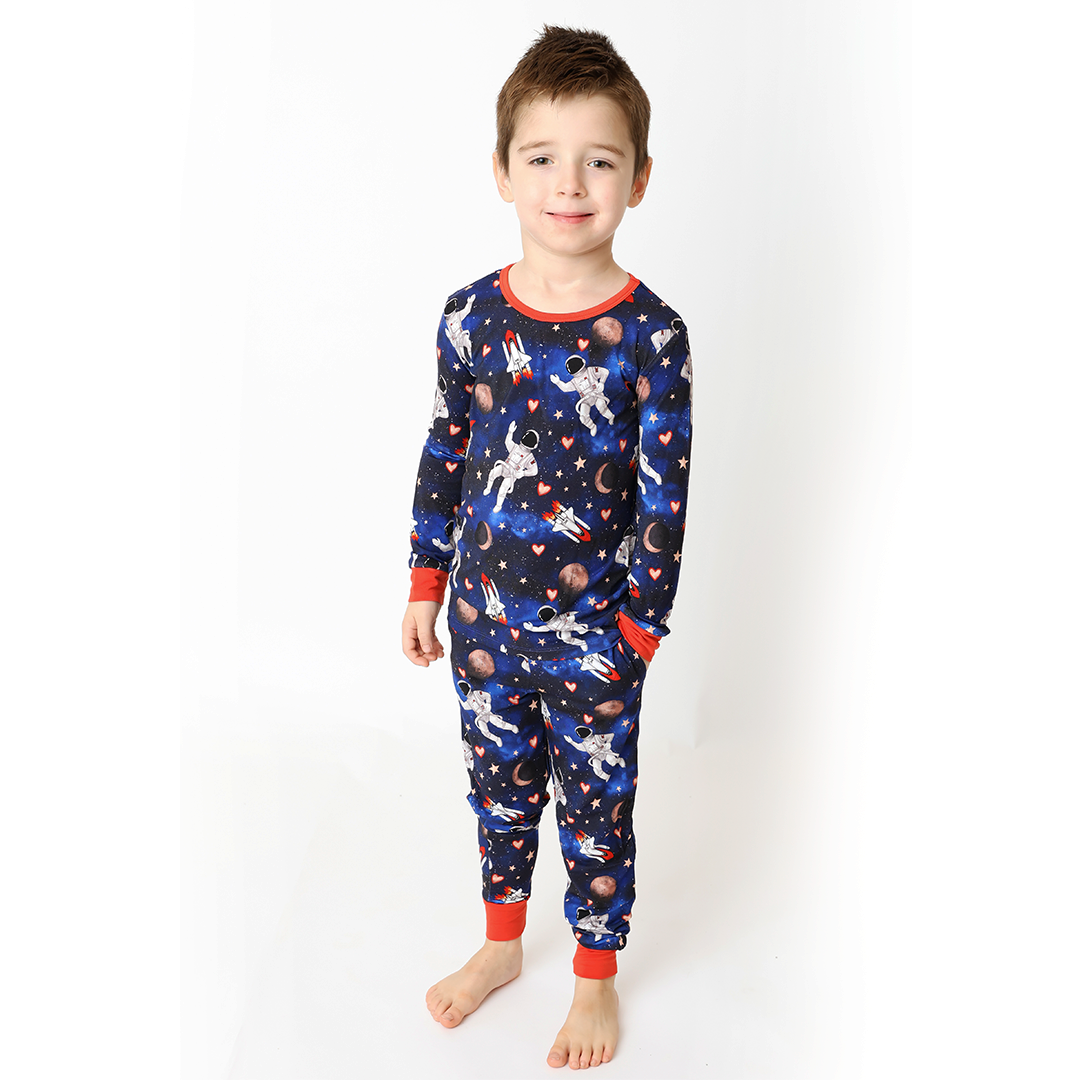 Love You To The Moon And Back Kids Two Piece Lounge Set