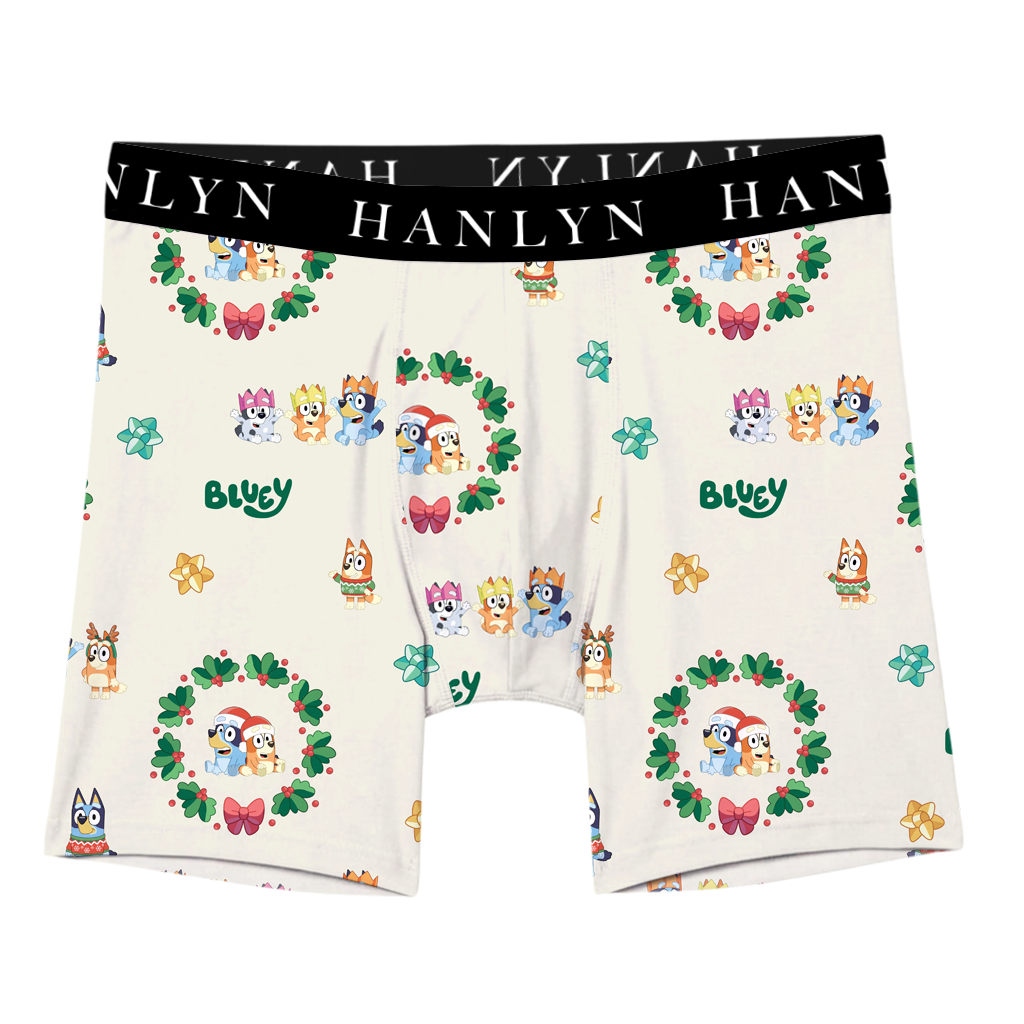 Home for the Holidays Two Pack Boys Boxers | Bluey™