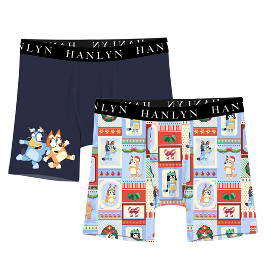 Christmas Keepsakes Two Pack Boys Boxers | Bluey™