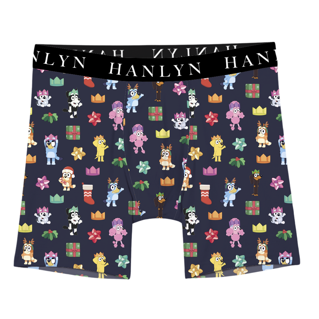 Heeler Holiday Cheer Two Pack Boys Boxers | Bluey™