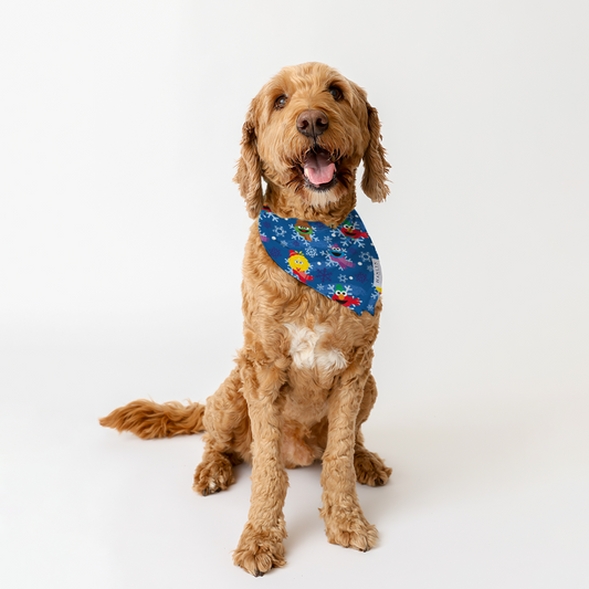 Sesame Snowflakes Animal Bandana | Sesame Street™