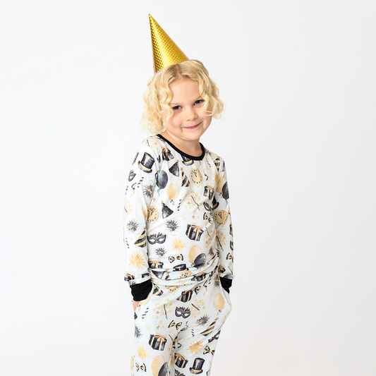 Ringing In The New Year Kids Two Piece Lounge Set