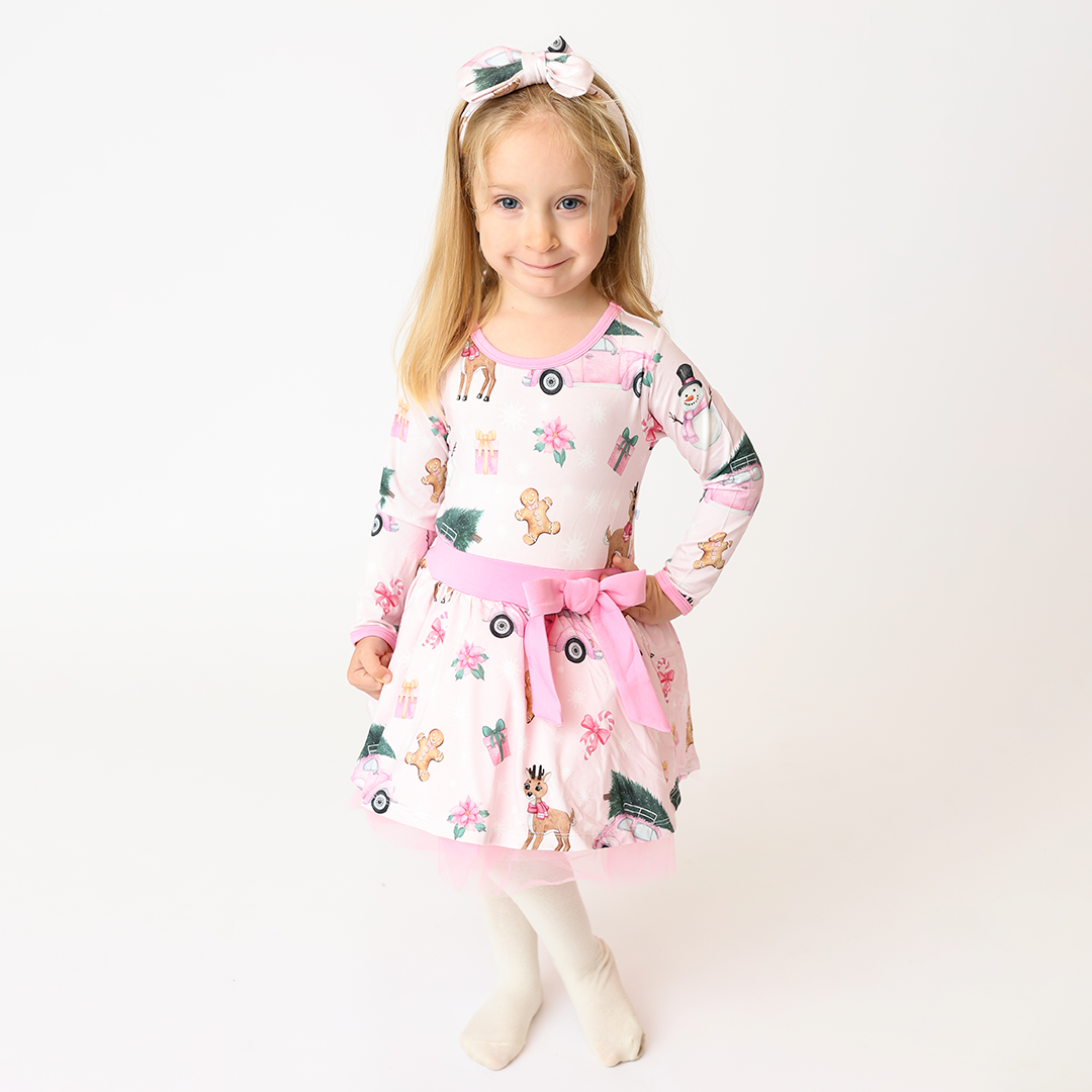 Winter Wonderland PINK Tutu Dress