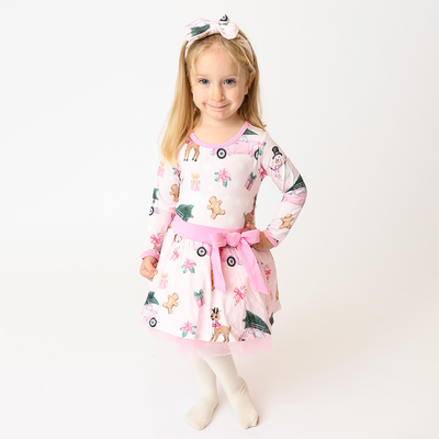 Winter Wonderland PINK Tutu Dress