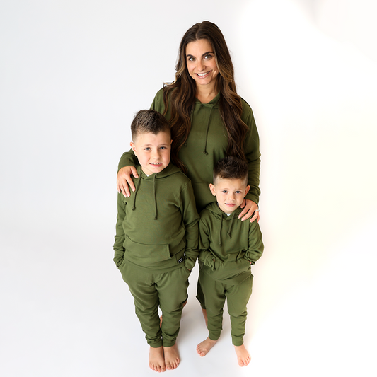Adventure Green Kids Hooded Tracksuit