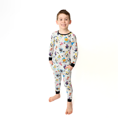 Too Cute To Spook Kids Two Piece Lounge Set | Sesame Street