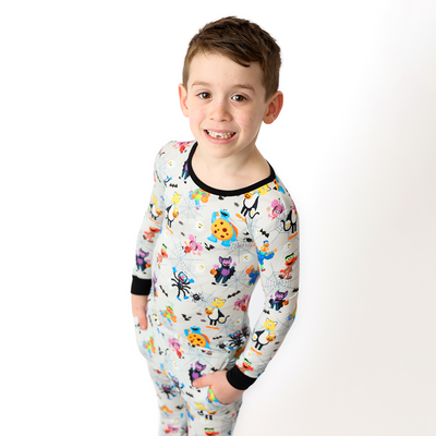 Too Cute To Spook Kids Two Piece Lounge Set | Sesame Street