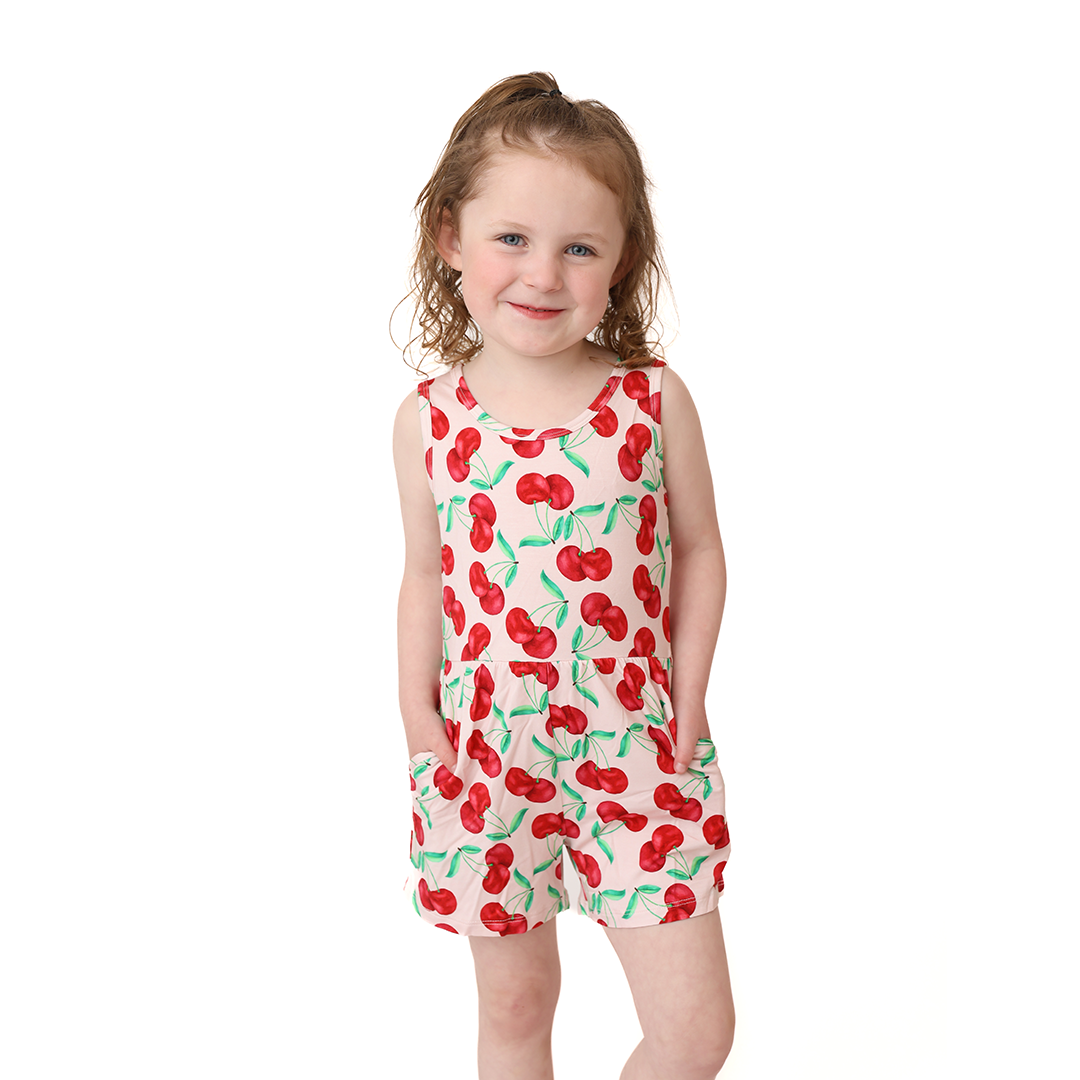 With A Cherry On Top Pull Up Romper