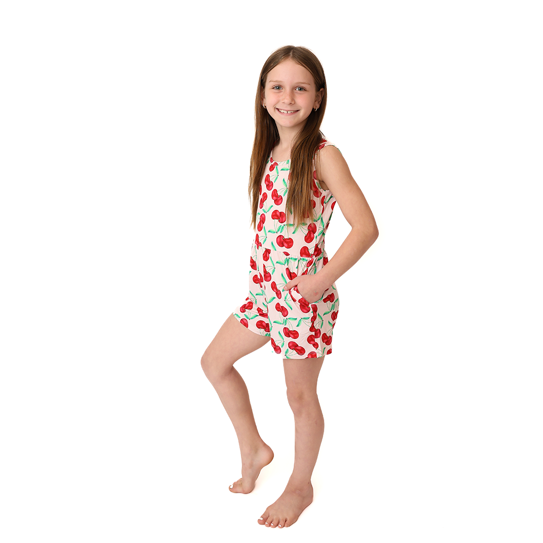 With A Cherry On Top Pull Up Romper