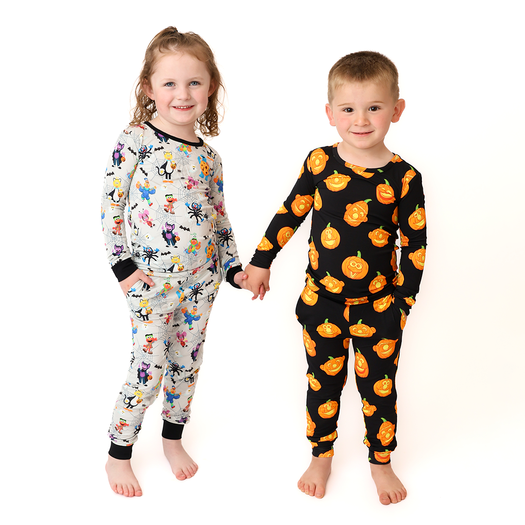 Too Cute To Spook Kids Two Piece Lounge Set | Sesame Street