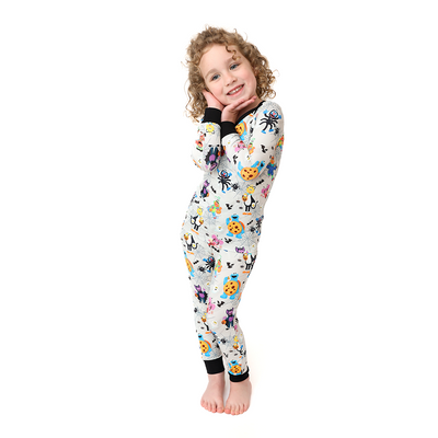 Too Cute To Spook Kids Two Piece Lounge Set | Sesame Street