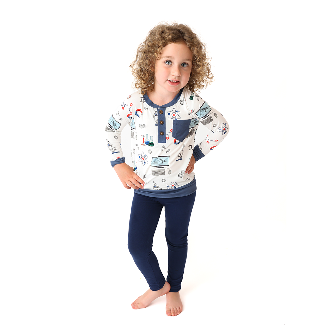 STEM Pocket Henley Shirt