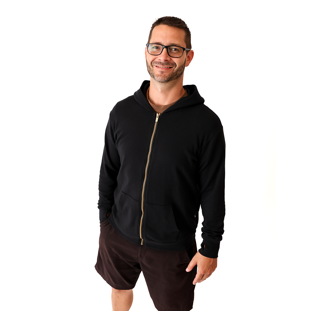 Black Adult Full Zip Hoodie