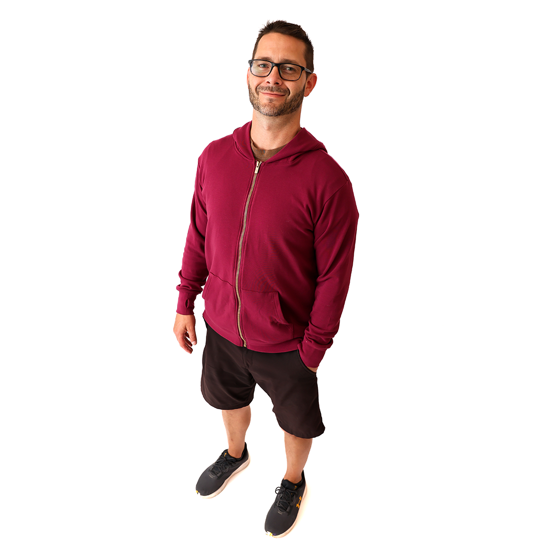 Sangria Adult Full Zip Hoodie Tracksuit