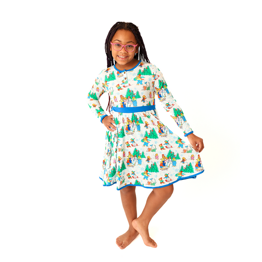 A Berenstain Bears™ Winter Twirl Dress