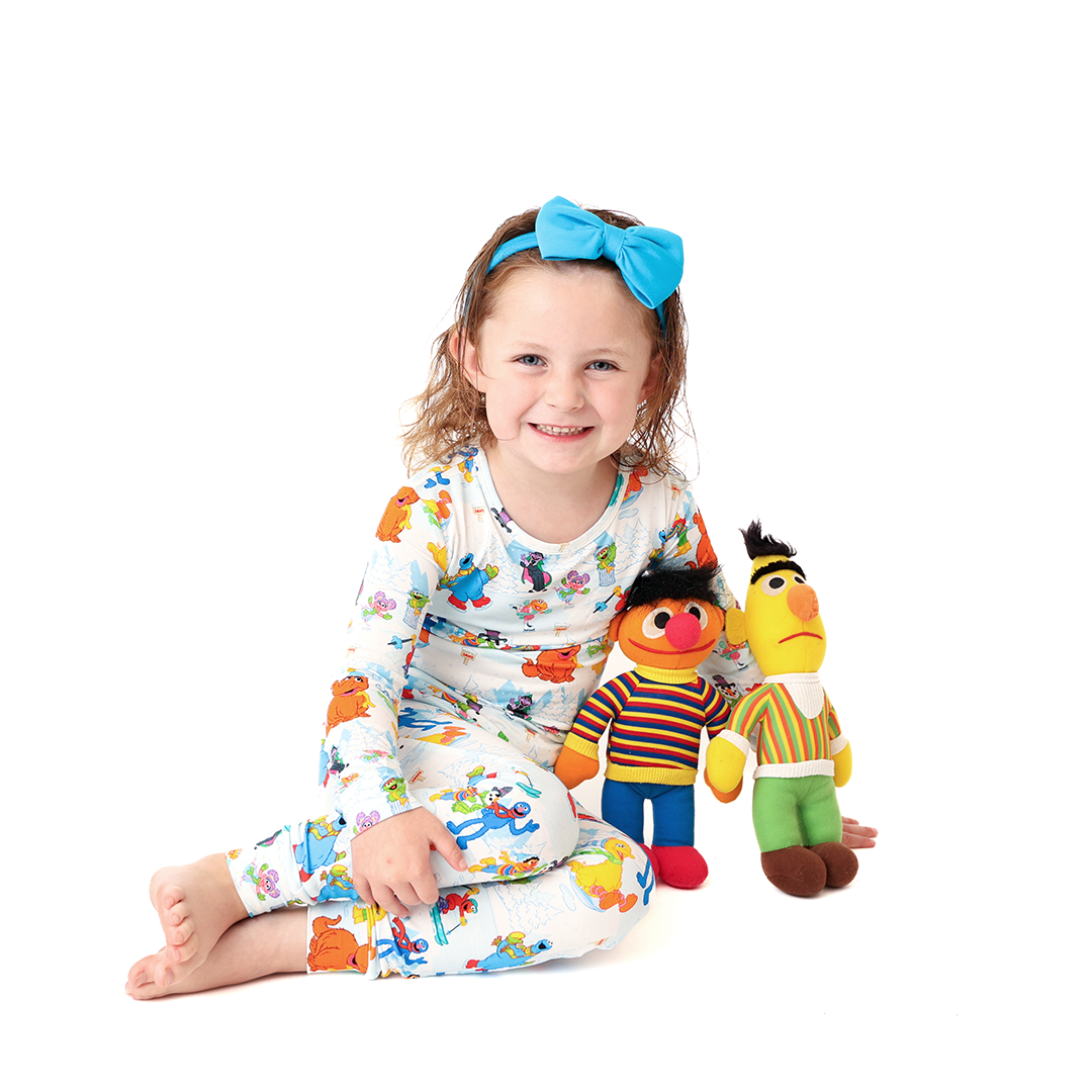 Snow Day Kids Two Piece Lounge Set | Sesame Street