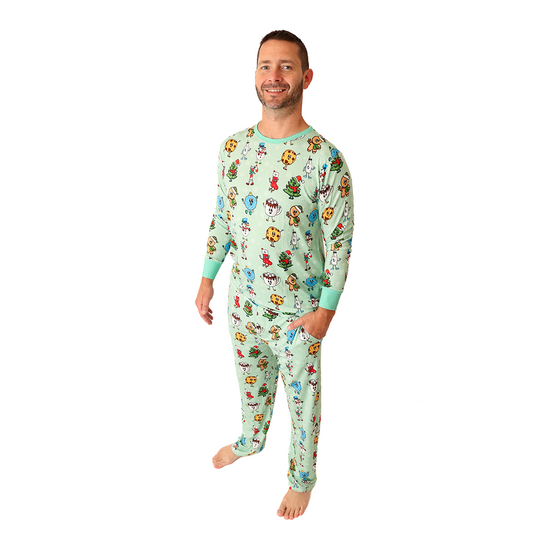 Chillin' With My Snowmies Men's Two Piece Lounge Set
