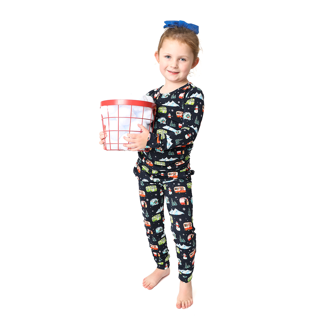 RV There Yet?- Winter Edition Kids Two Piece Lounge Set