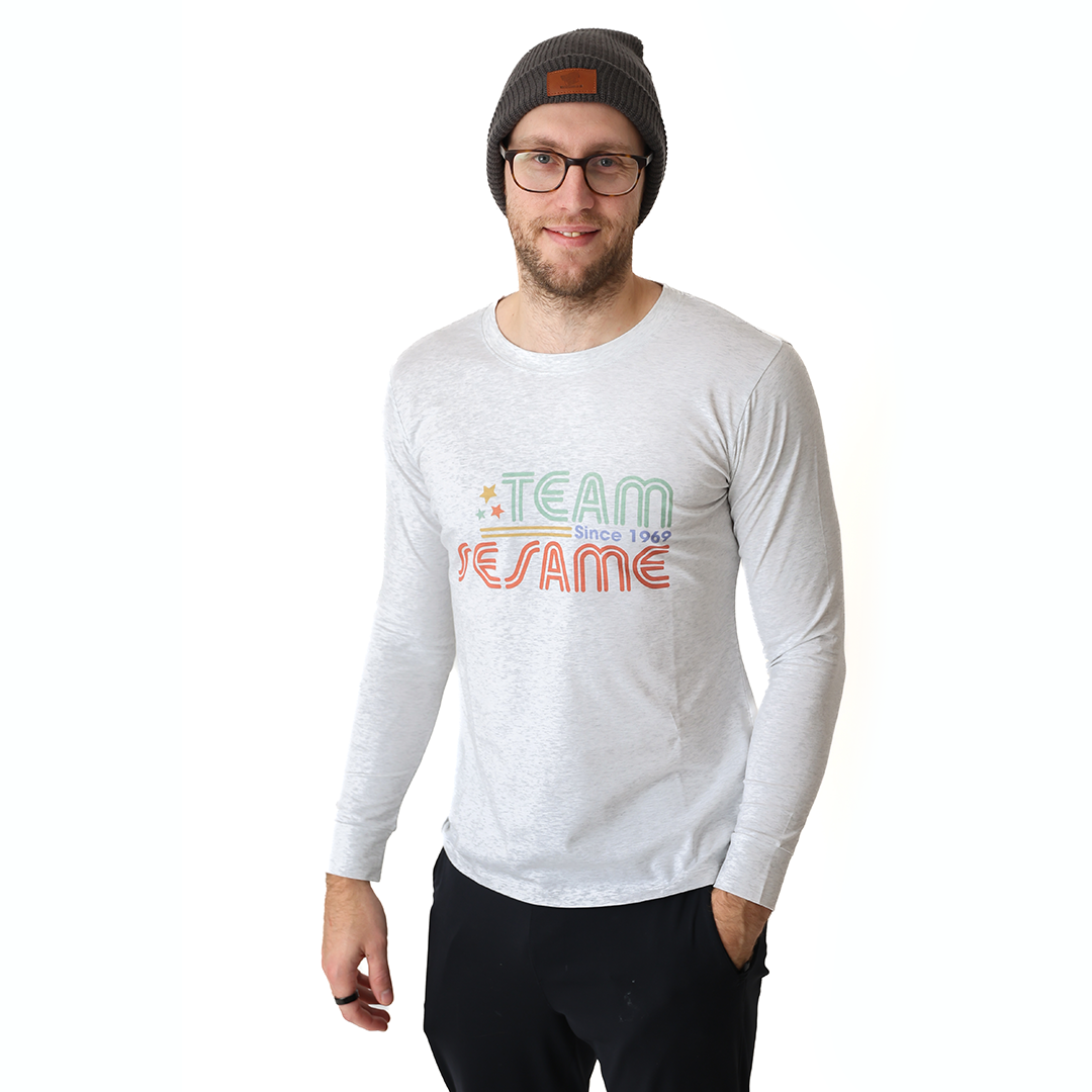 Team Sesame Adult MODAL Long Sleeve Shirt | Sesame Street
