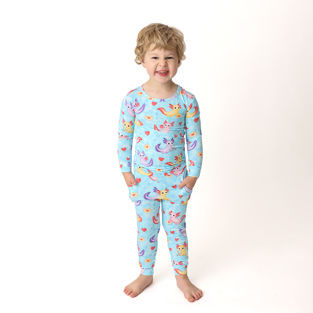 I Love You Alotl Kids Two Piece Lounge Set