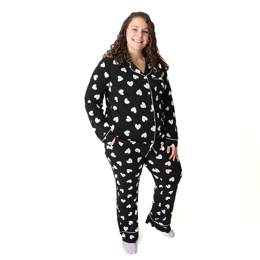 Lovestruck Ladies Button Up Lounge Set