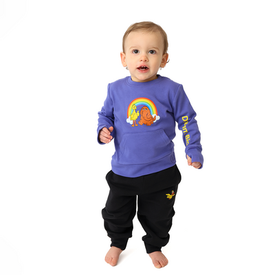Big Bird & Snuffy Kids Crewneck Tracksuit | Sesame Street